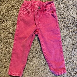 GAP “Just like mom” jeans - hot pink wash - size 3T